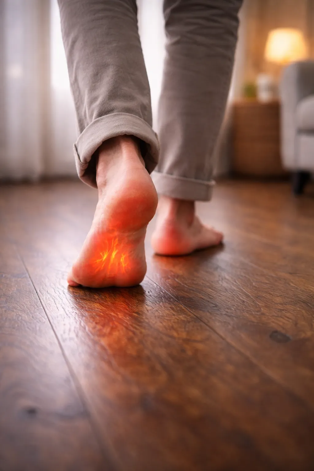 untreated neuropathy progression causing worsening foot symptoms