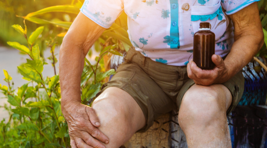 Relying on pain medication for chronic knee pain