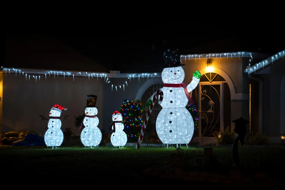 bray bright tampa snowman 