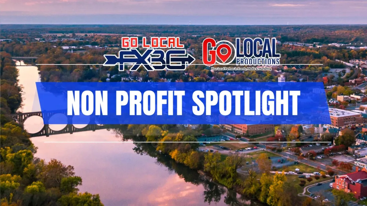Fairy Godmother Project nonprofit spotlight blog cover with Go Local FXBG logo