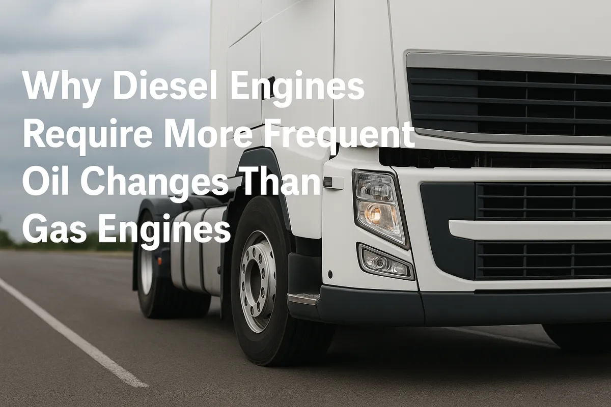 Why Diesel Engines Require More Frequent Oil Changes Than Gas Engines