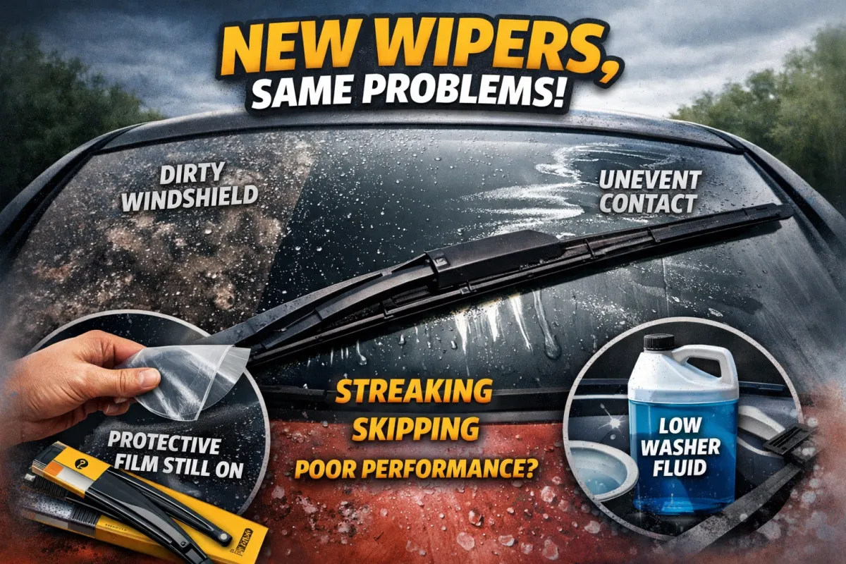 Why Your Wipers Aren’t Working Right After Replacement