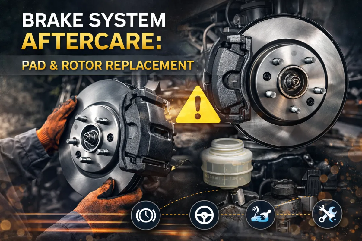 Brake System Aftercare: What Happens After a Pad & Rotor ReplacementWorking Right After Replacement