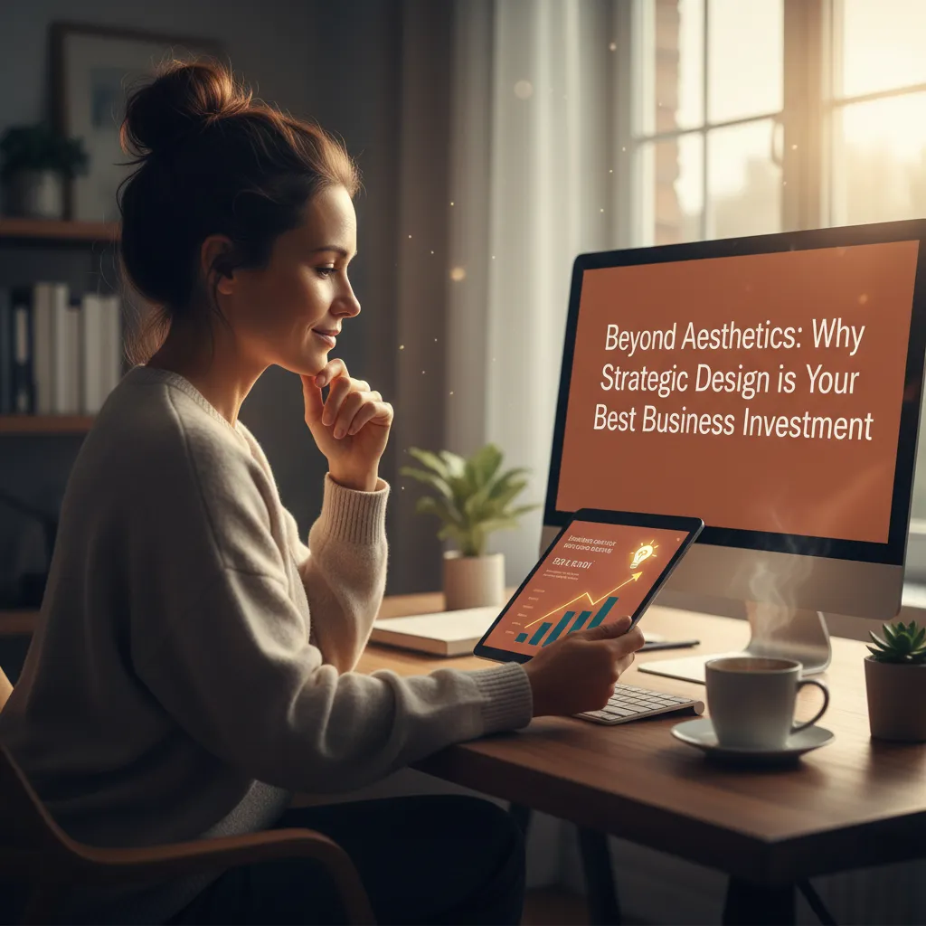 Infographic comparing cheap amateur design versus professional strategic branding ROI.