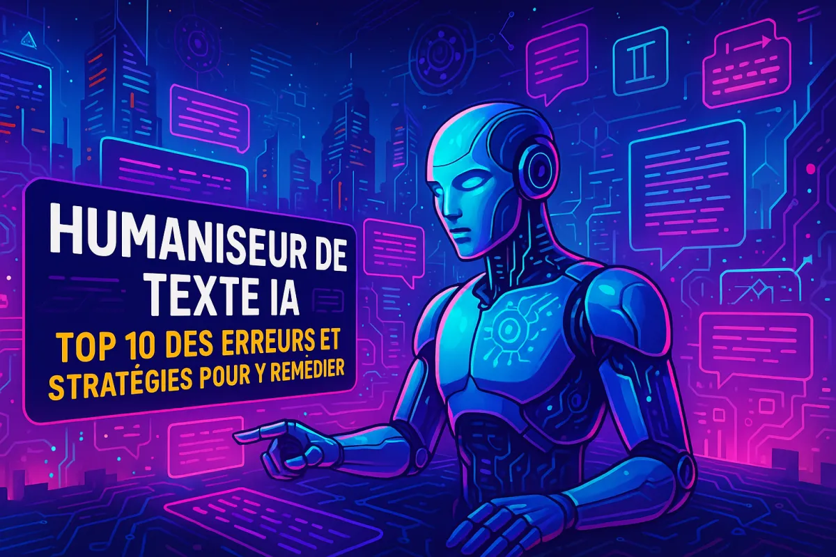 Humaniseur de texte IA: Top 10 des erreurs et stratégies pour y remédier