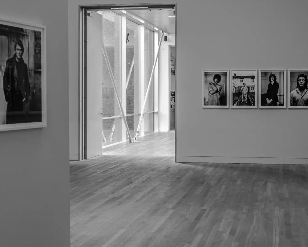 Interior design gray color with hard wood flooring