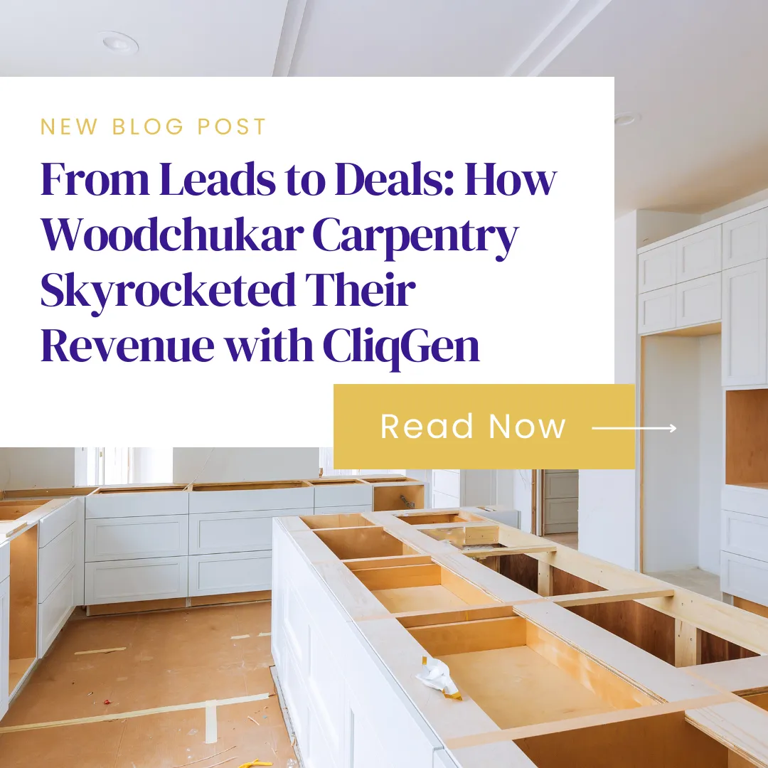 Case Study: How Woodchukar Carpentry Transformed Their Business with CliqGen