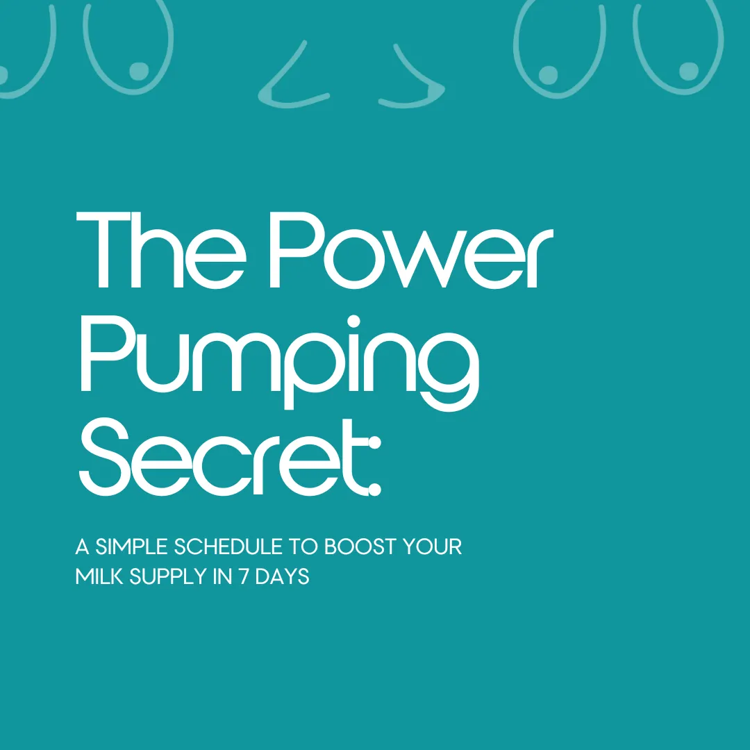 Cover image for BreastfeedingMD article on the power pumping schedule and boosting milk supply