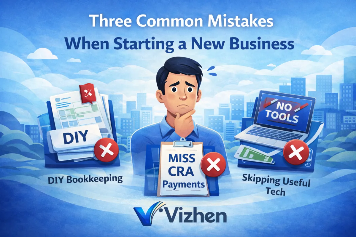 Three Common Mistakes People Make When Starting A New Business