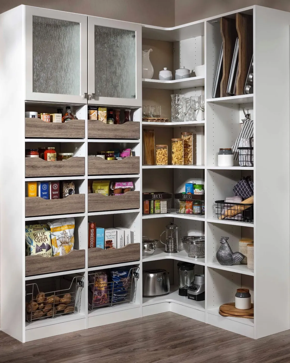 A well-organized pantry keeps kitchen chaos under control