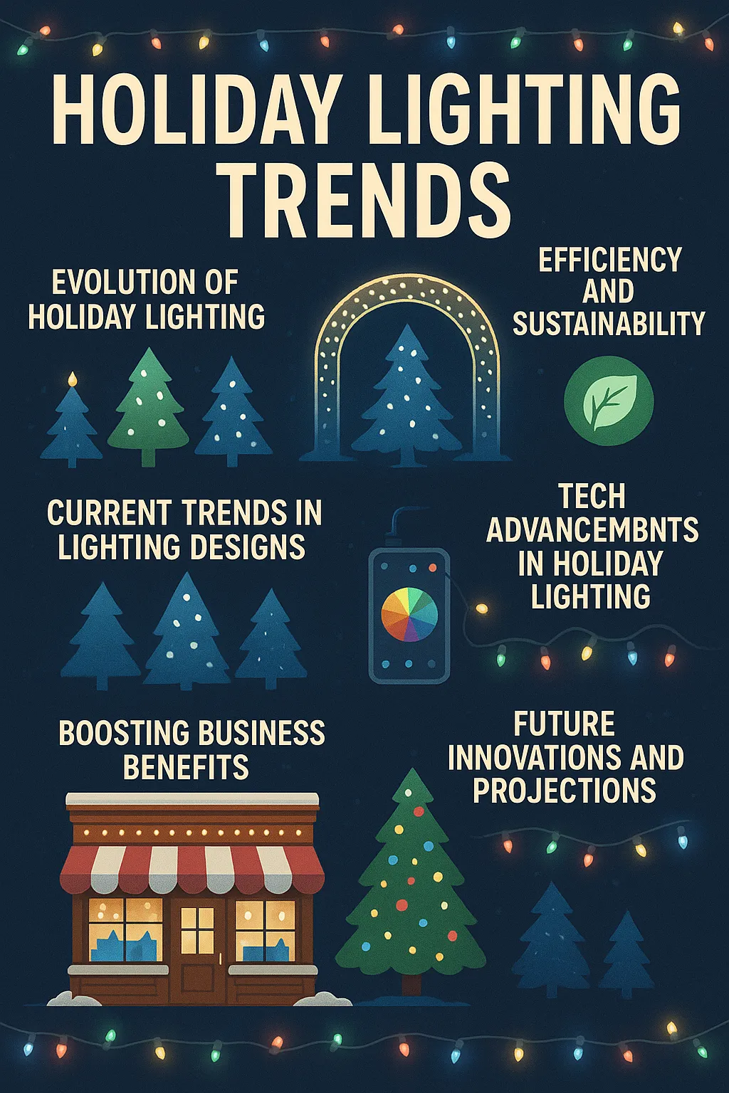 Commercial Holiday Lighting Trends for Businesses