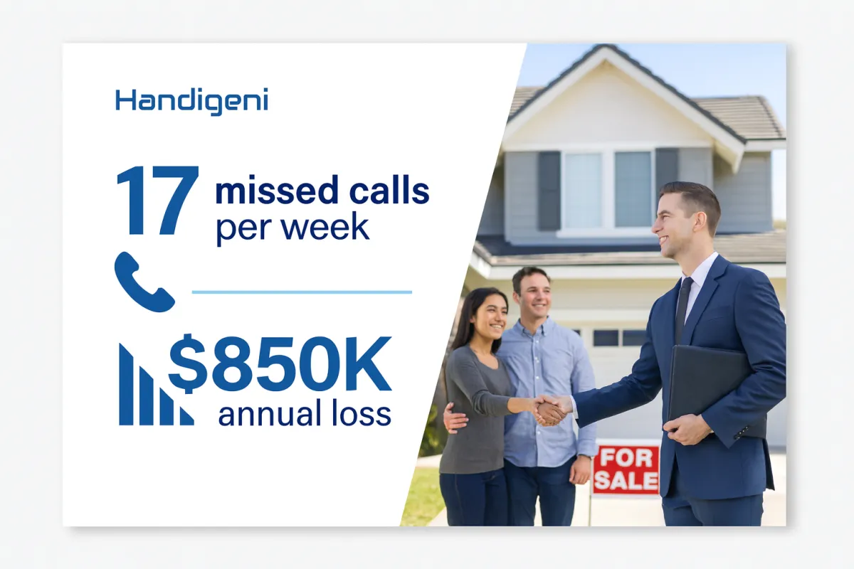 Handigeni - Missed Call Statistics Infographic