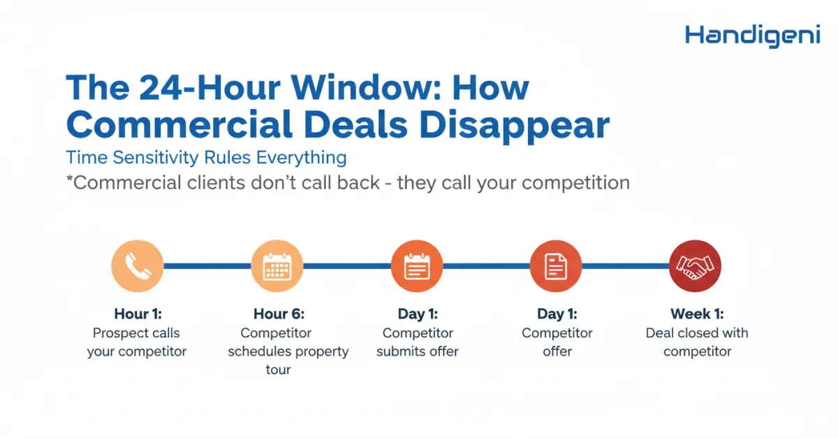 Commercial Brokers: Why Missed Calls Cost 10x More in 2025