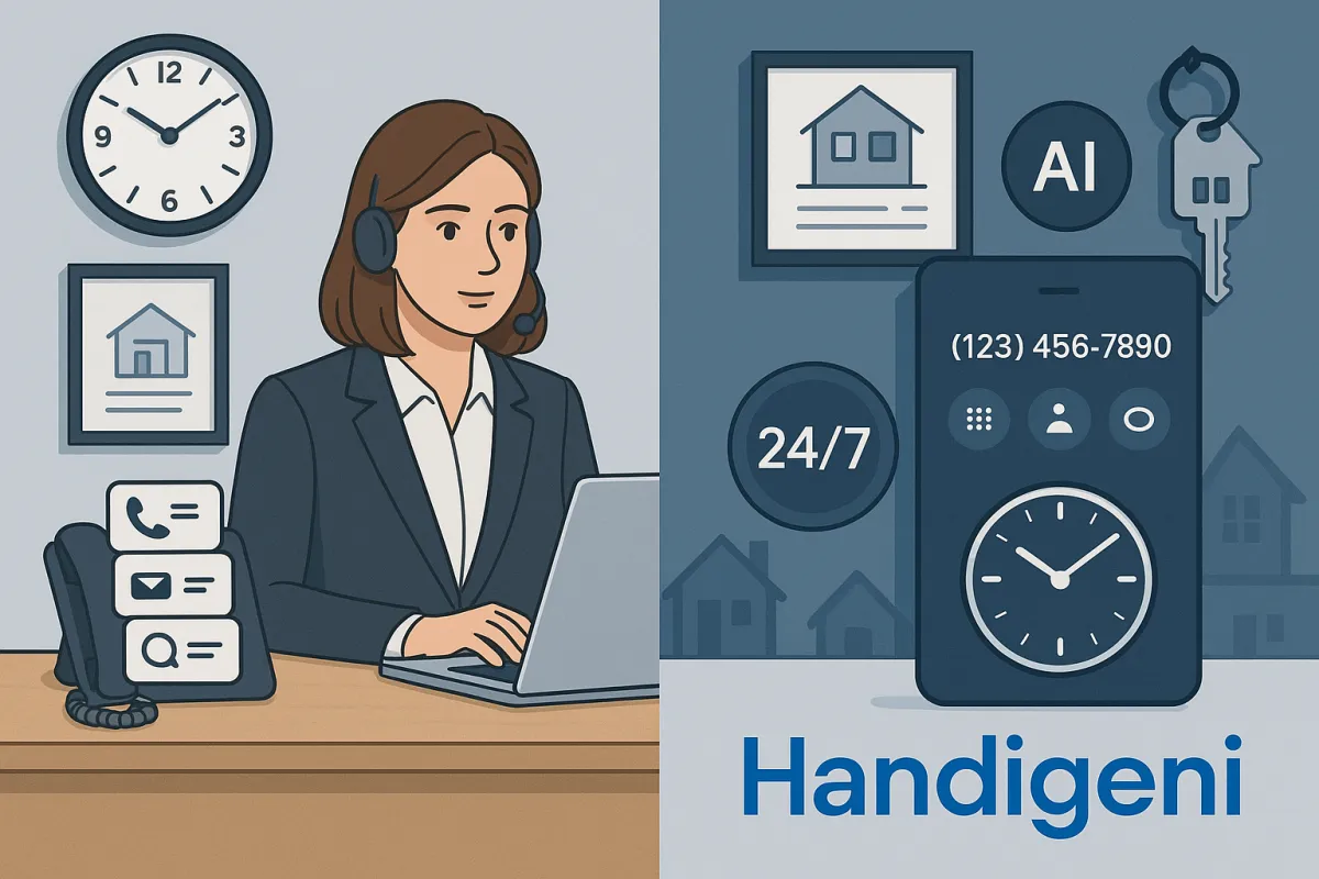 Handigeni: AI for Real Estate - ROI vs. Receptionists