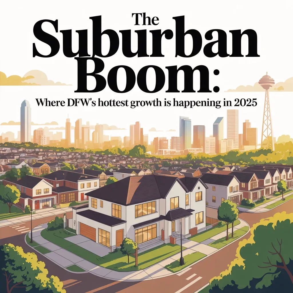 The Suburban Boom: Where DFW’s Hottest Growth Is Happening in 2025