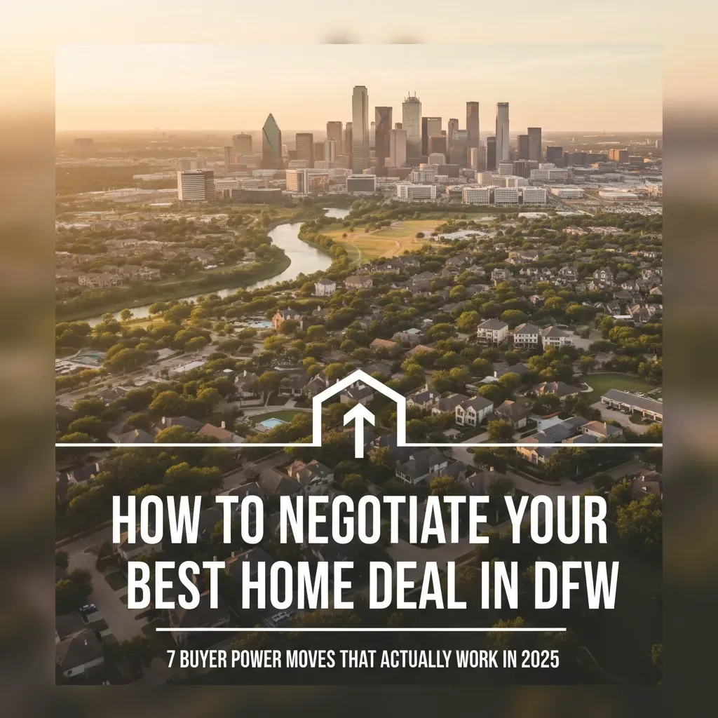 How to Negotiate Your Best Home Deal in DFW: 7 Buyer Power Moves That Actually Work in 2025