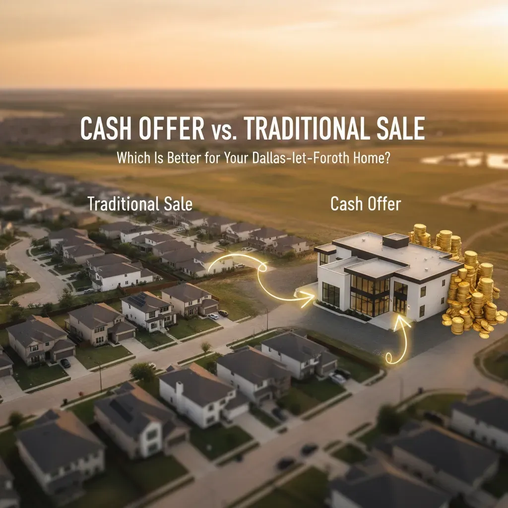 Cash Offer vs. Traditional Sale: Which Is Better for Your Dallas-Fort Worth Home?