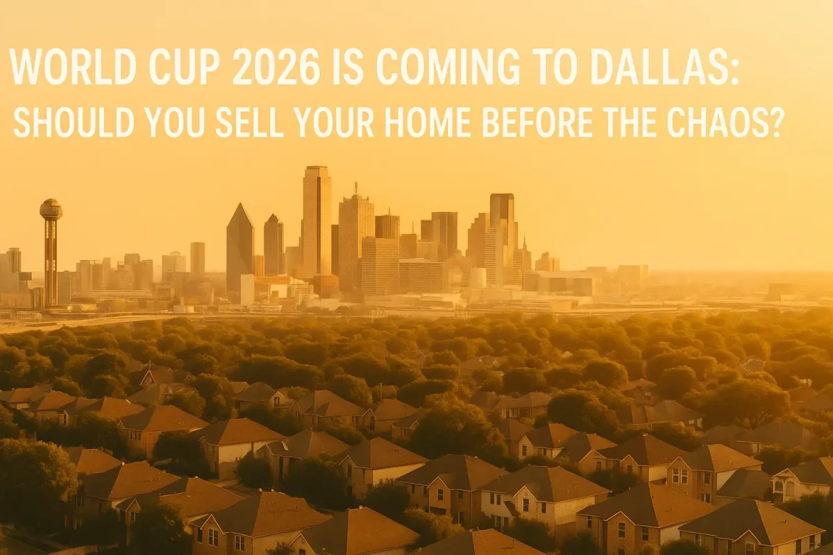 World Cup 2026 Is Coming to Dallas: Should You Sell Your Home Before the Chaos?