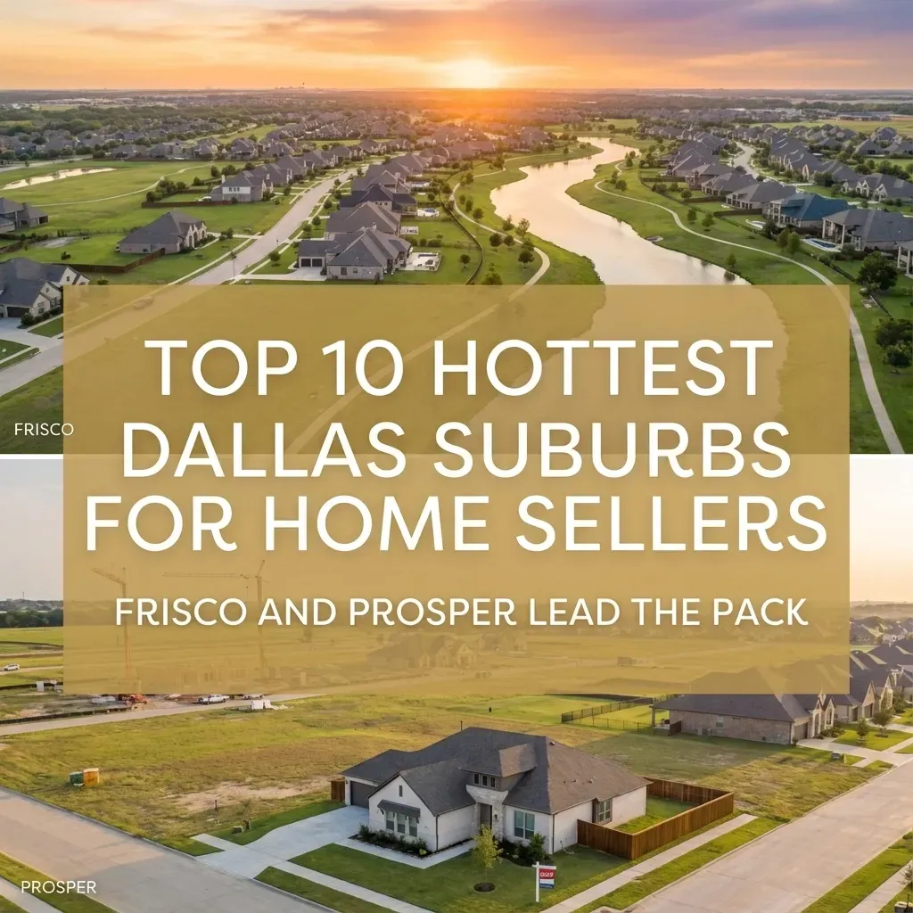 Top 10 Hottest Dallas Suburbs for Home Sellers Right Now (Frisco and Prosper Lead the Pack)