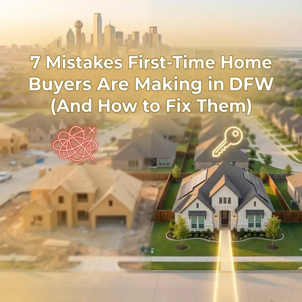 7 Mistakes First-Time Home Buyers Are Making in DFW (And How to Fix Them)