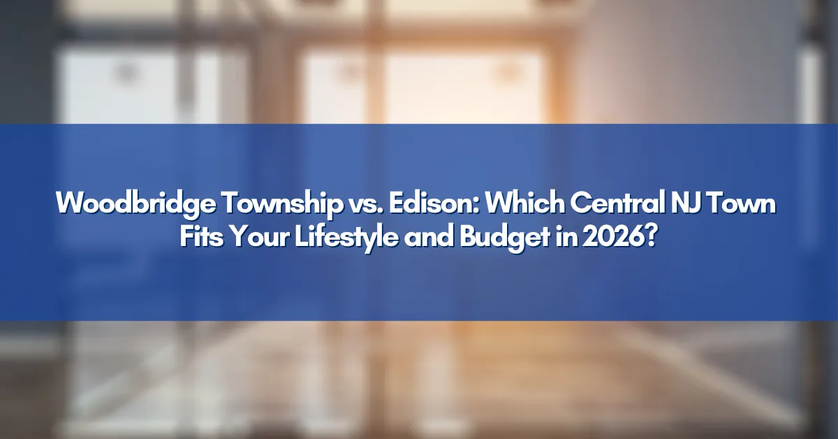 Local homes and community scenes in Woodbridge Township and Edison NJ, showcasing their unique lifestyles and amenities.