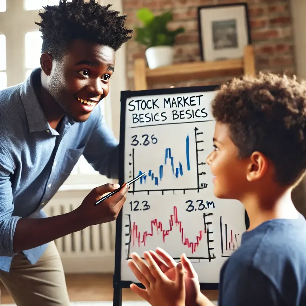 How to Introduce Kids to Blue-Chip Stocks & Safe Investments