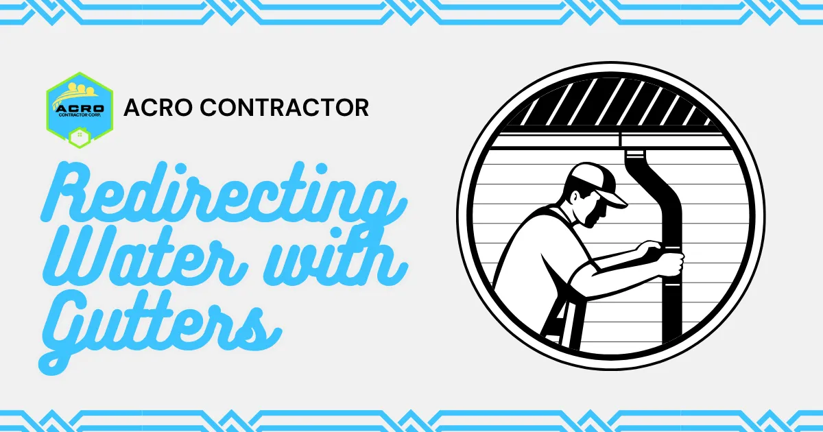 protecting from water damage with gutters