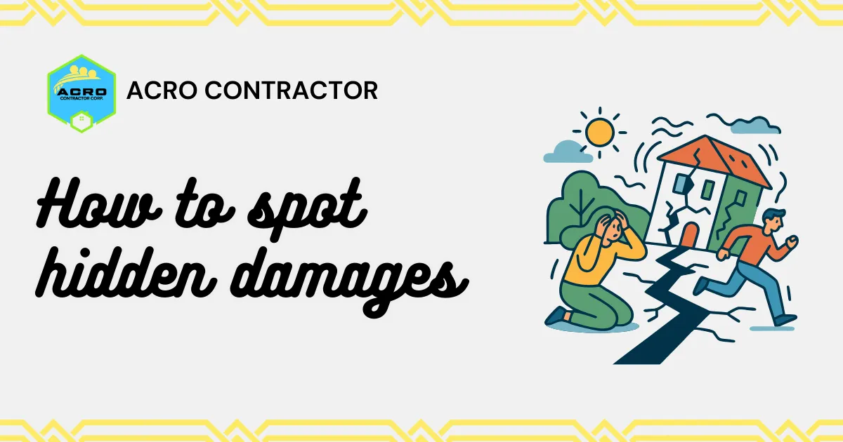 spotting hidden housing damages