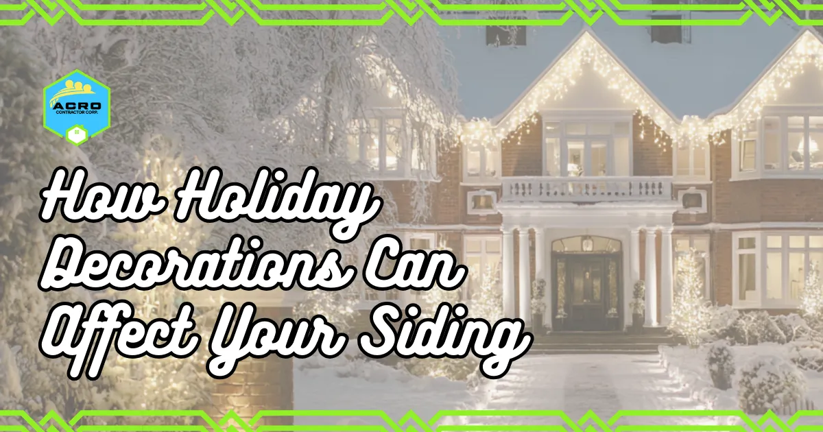 Holiday Siding