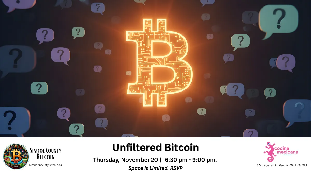 Unfiltered Bitcoin: A Night for All Your Questions