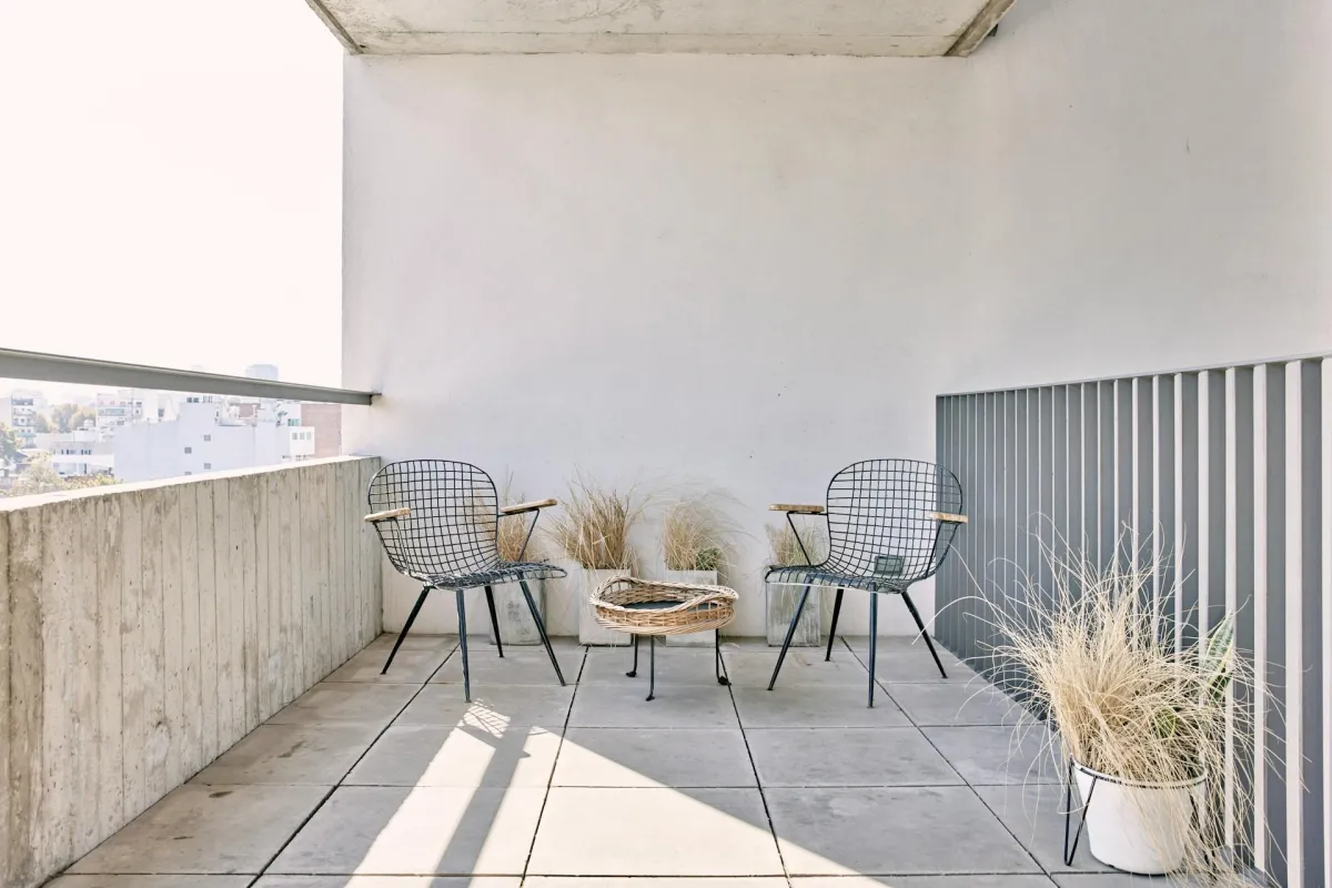 concrete patio