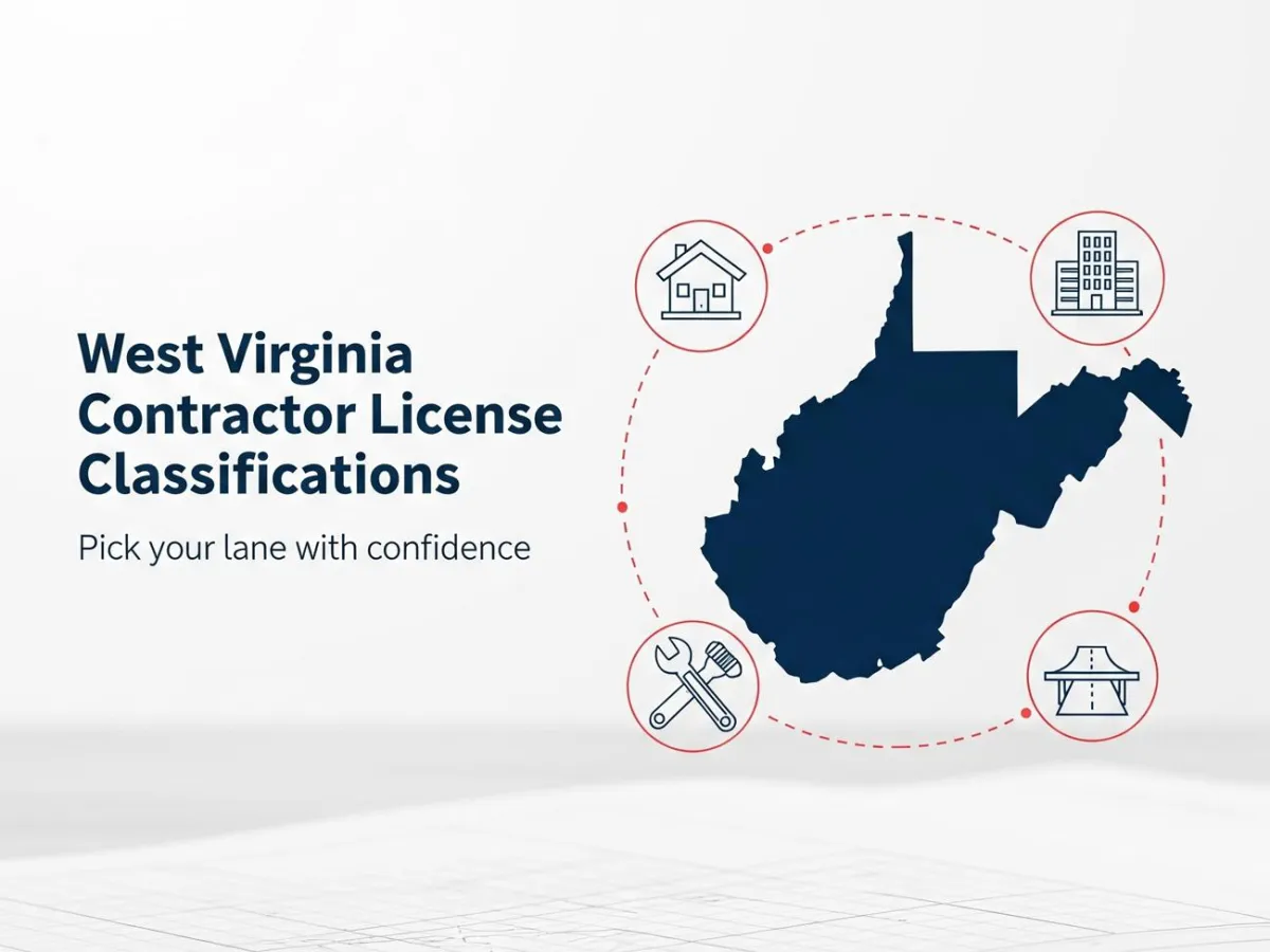 West Virginia Contractor License Classifications Explained