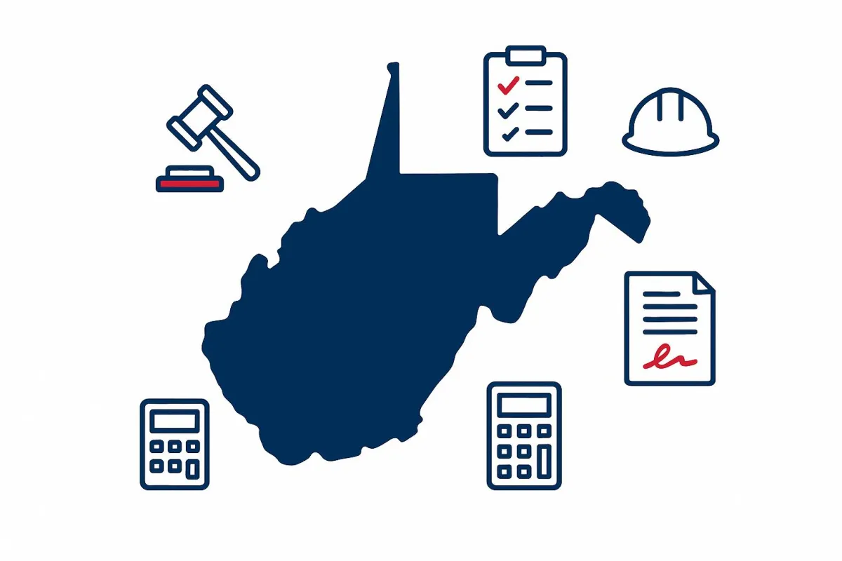West Virginia Business and Law Exam Guide for Contractors