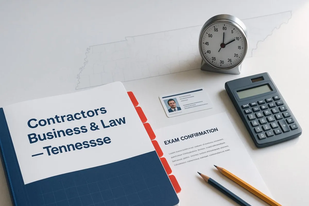 Tennessee Business & Law Exam for Contractors: Format, Study Plan, Licensing
