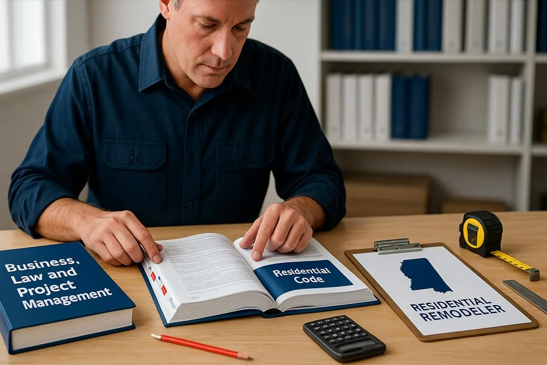 Mississippi Residential Remodeler License: Requirements, Exams, and Study Plan