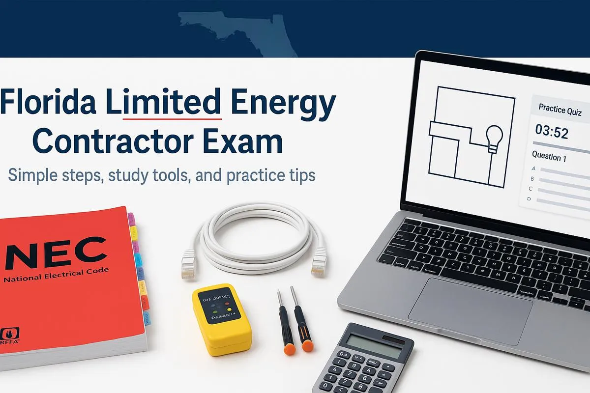Florida Limited Energy Contractor Exam: Study Guide & Prep