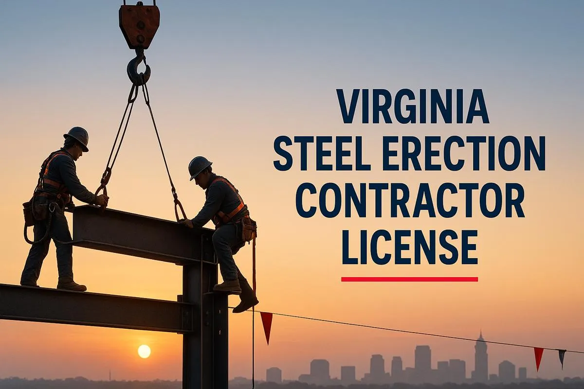 Virginia Steel Erection Contractor License: Exam Prep, Steps & FAQs