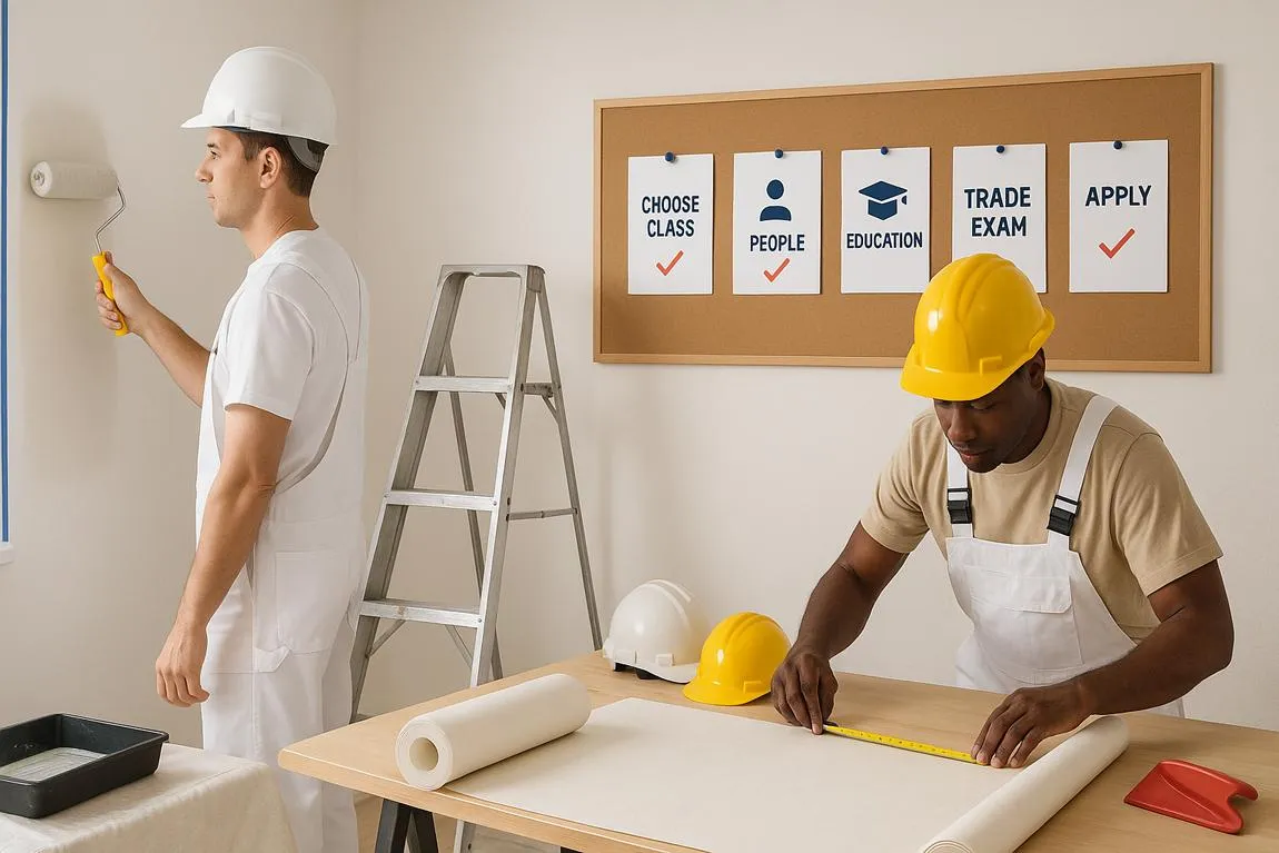 Virginia Painting and Wall Covering Contractor License Guide