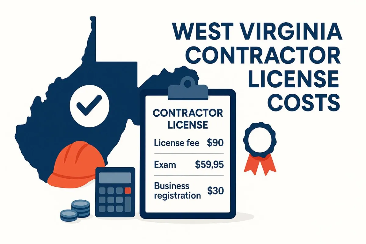West Virginia Contractor License Cost: Fees, Exams, and Budget