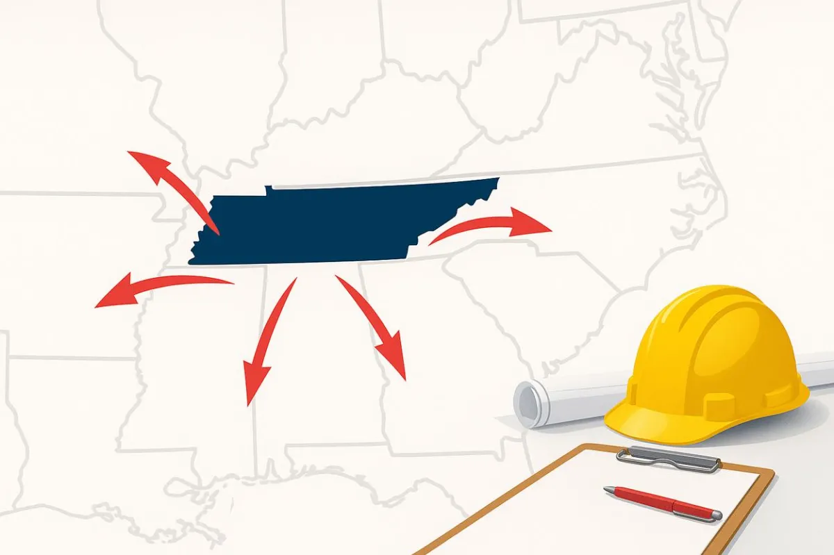 Tennessee Contractor Reciprocity Guide: Where Else You Can Work