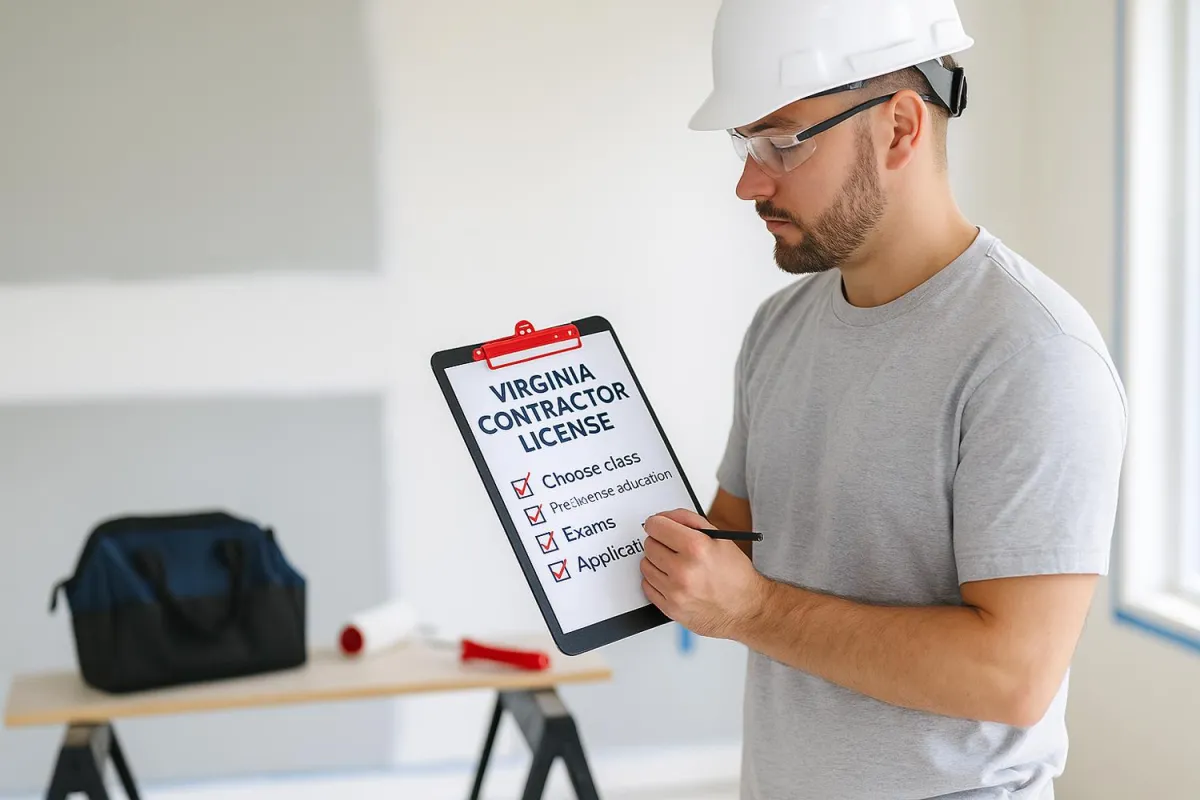 Virginia Contractor License: Step-by-Step Guide to Classes, Exams, and Application