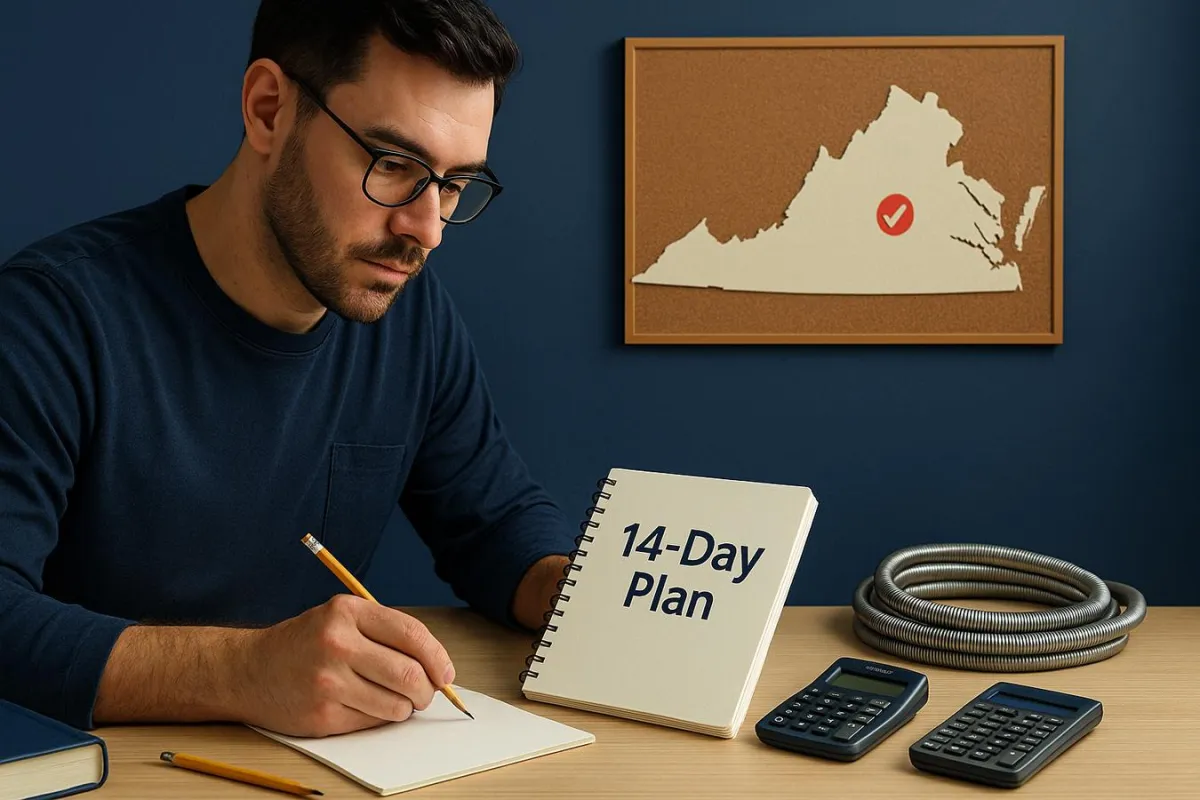 Pass the Virginia Journeyman Natural Gasfitter Exam in 14 Days