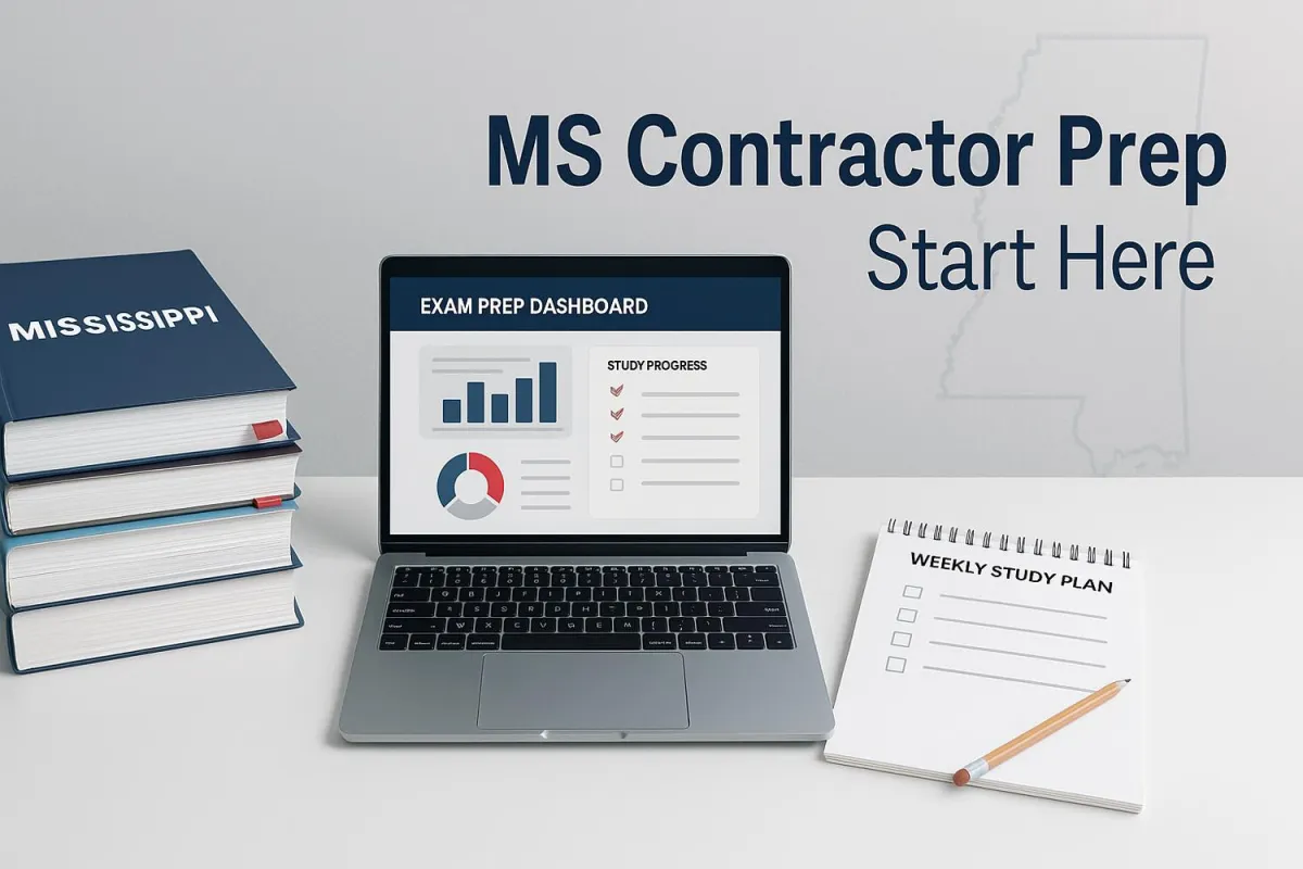 MS Contractor Prep: Pass the Mississippi Contractor Exam with a Simple Plan, Business and Law tips,