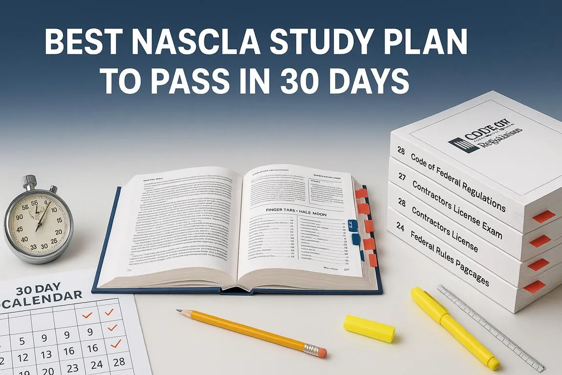 Best NASCLA Study Plan to Pass in 30 Days | Step by Step Schedule and Practice Resources