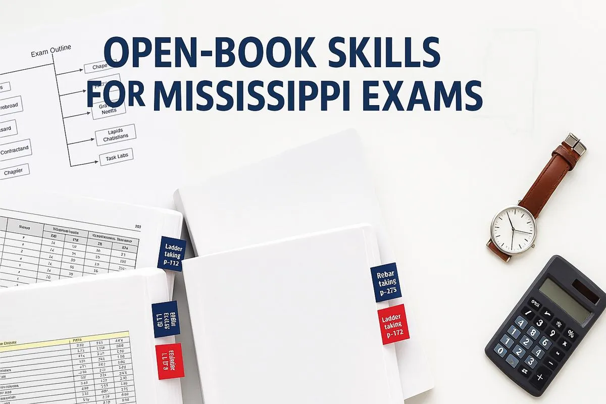 Open-Book Skills for Mississippi Contractor Exams: Tabs, Highlights, and Fast Lookup Strategies