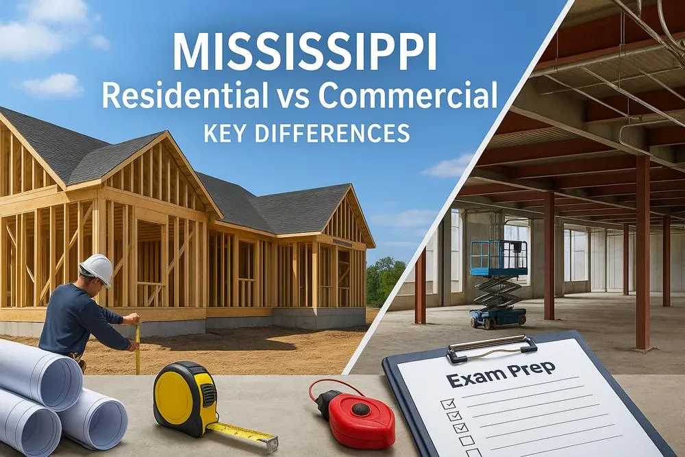 Mississippi Residential vs Commercial Contractor License Guide