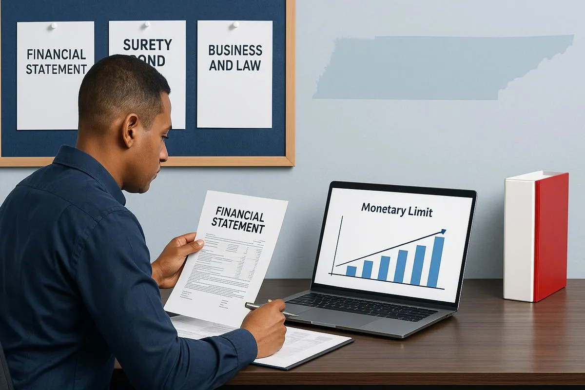 Tennessee Financial Statement and Bonds 101 for Contractors | Monetary Limits, Surety Bonds, Exam Prep