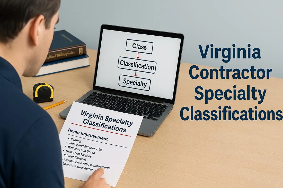Virginia Contractor Specialty Classifications: A Simple Guide