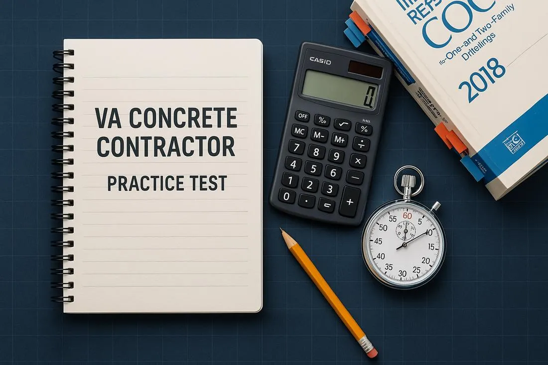 VA Concrete Contractor Practice Test Breakdown: Format, Pacing, and Study Plan