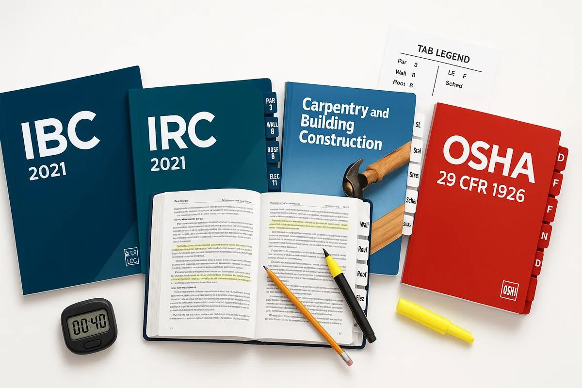 AL Open-Book Strategy: Tabs That Work for the Alabama Carpentry and Framing Exam